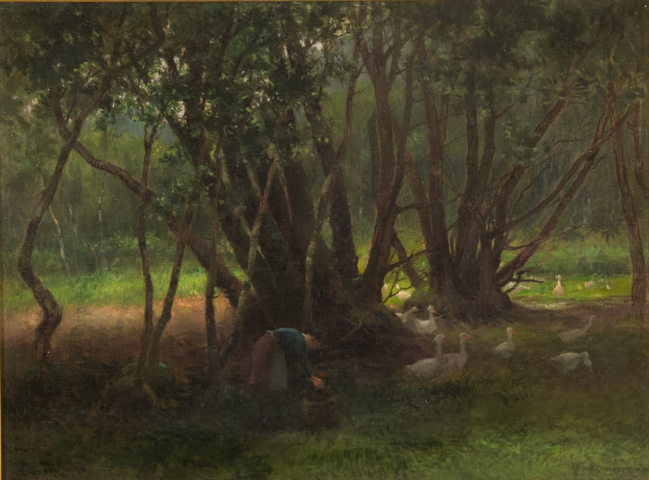 14068, Paul Cornoyer, Goose Girl, 1904