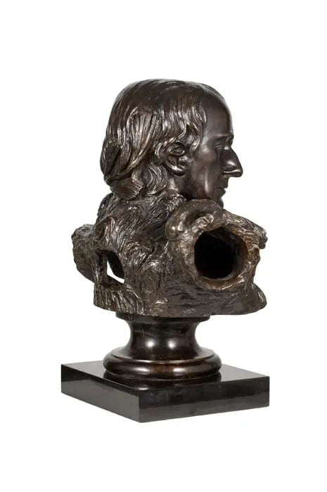 03641, William Rush, Self Portrait (The Pine Knot Portrait), Modeled 1822, cast 1971