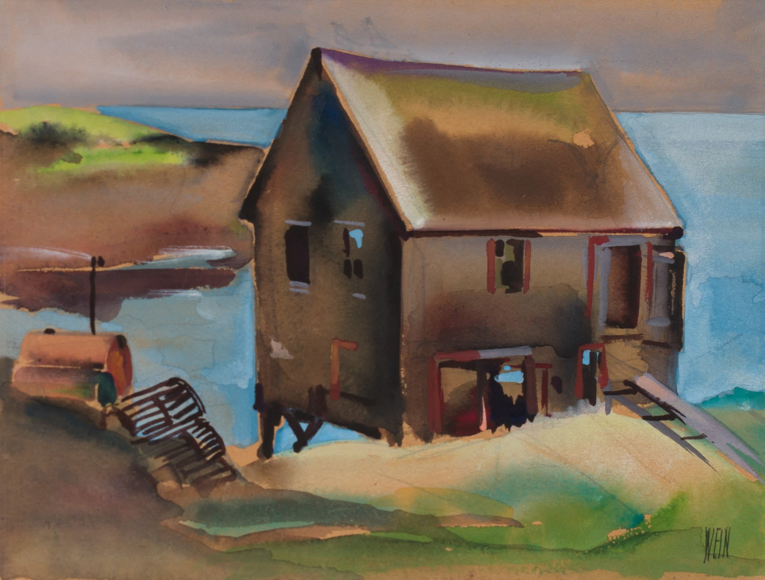 16581, Albert Wein, Monhegan House (Fisherman’s Shack)