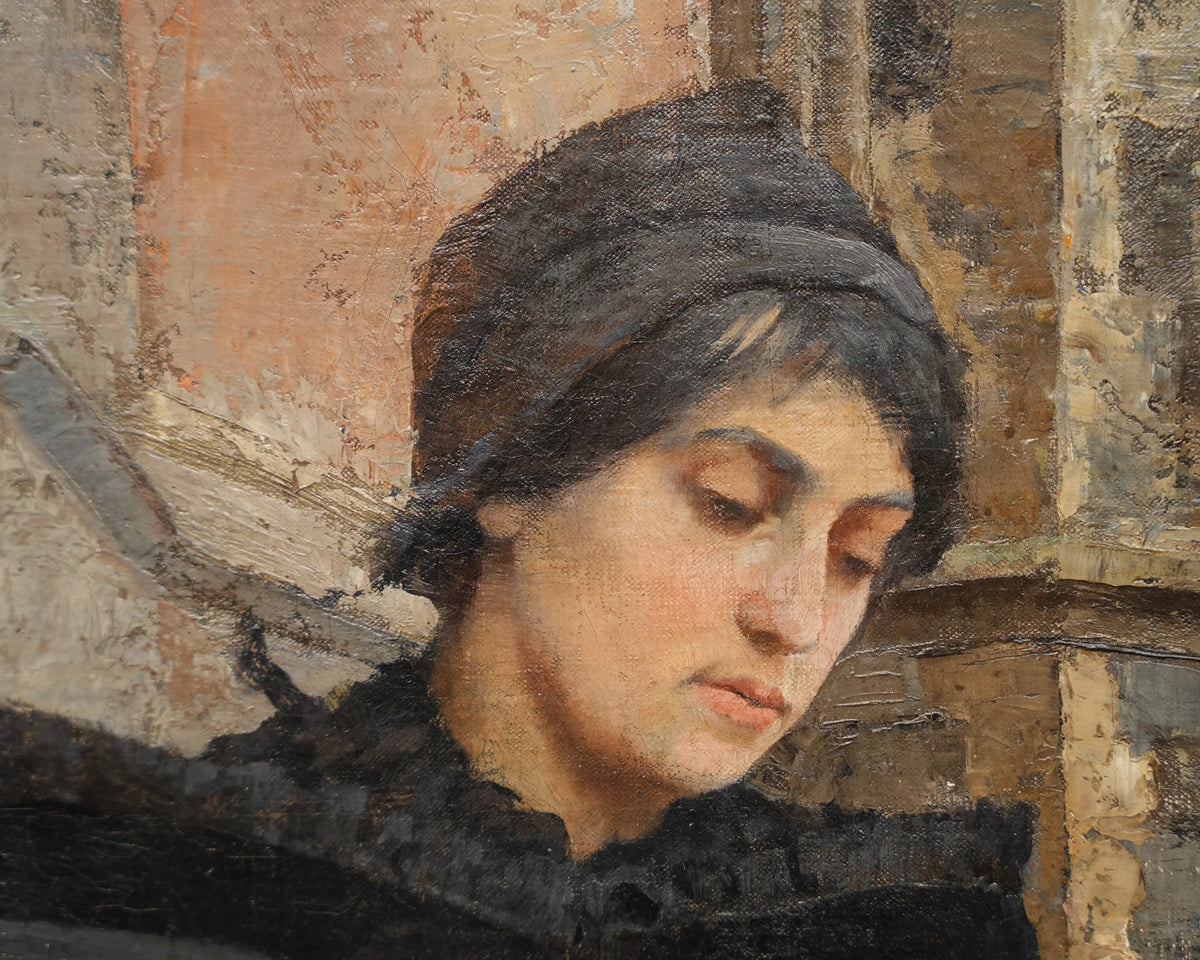 18820, Charles Sprague Pearce, Leaving the Church, c. 1880s