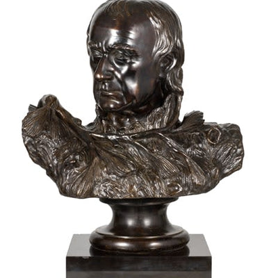 03641, William Rush, Self Portrait (The Pine Knot Portrait), Modeled 1822, cast 1971