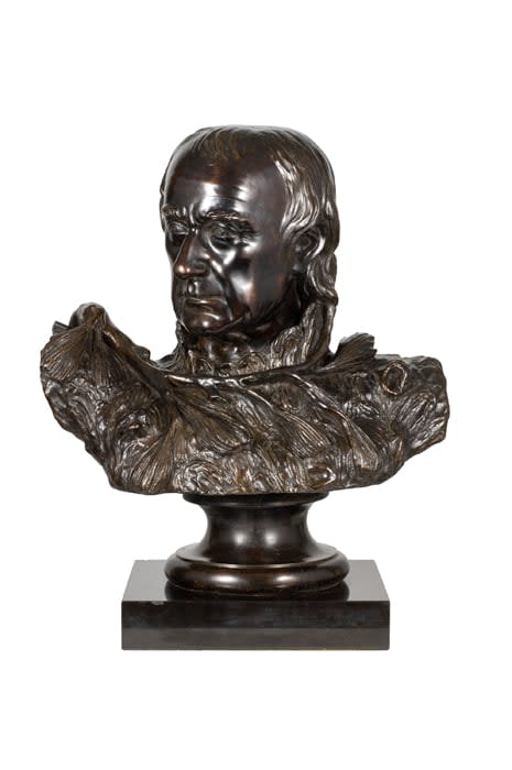 03641, William Rush, Self Portrait (The Pine Knot Portrait), Modeled 1822, cast 1971
