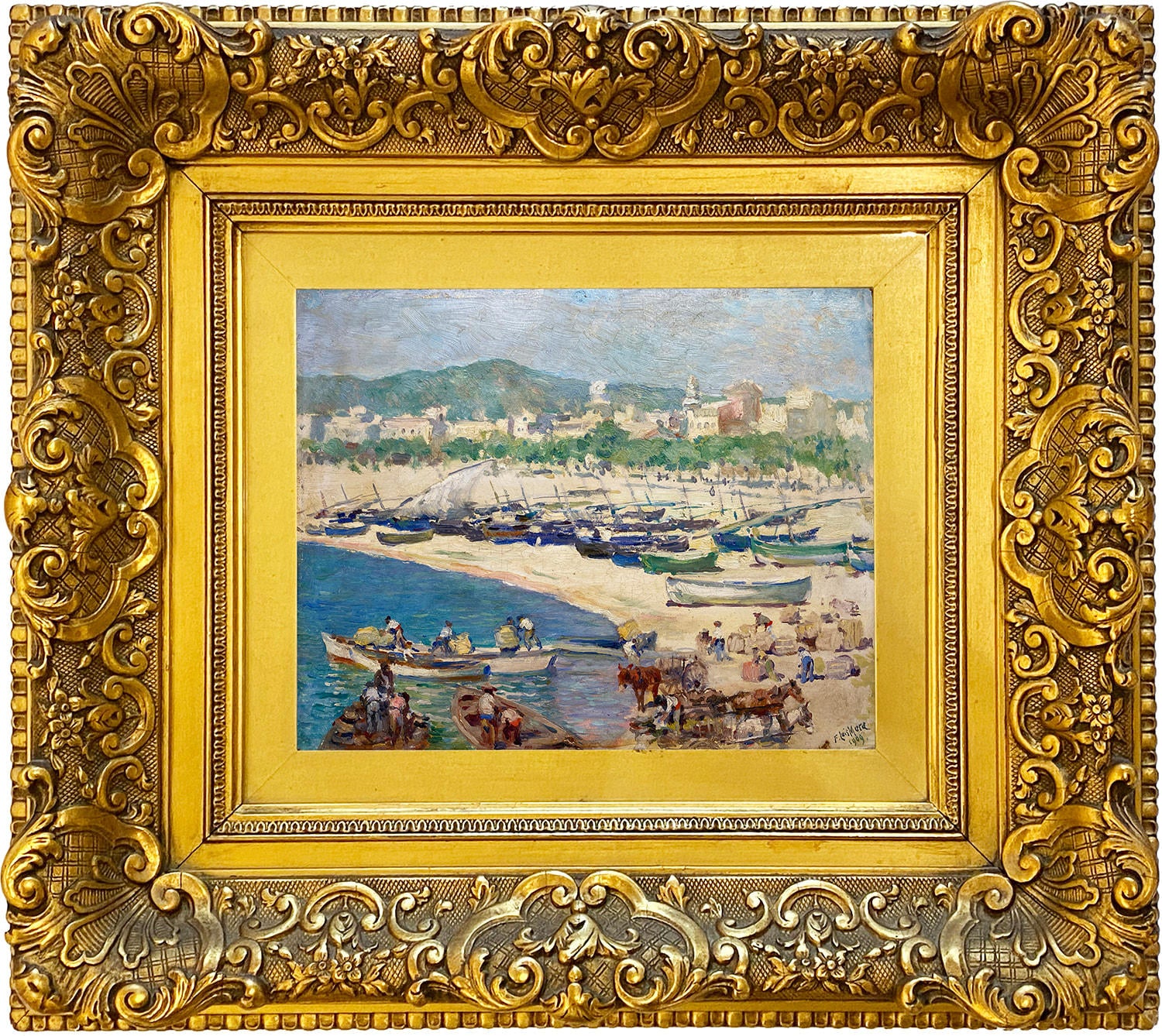 18205, Francis Luis Mora, Playa con Llüats, 1909