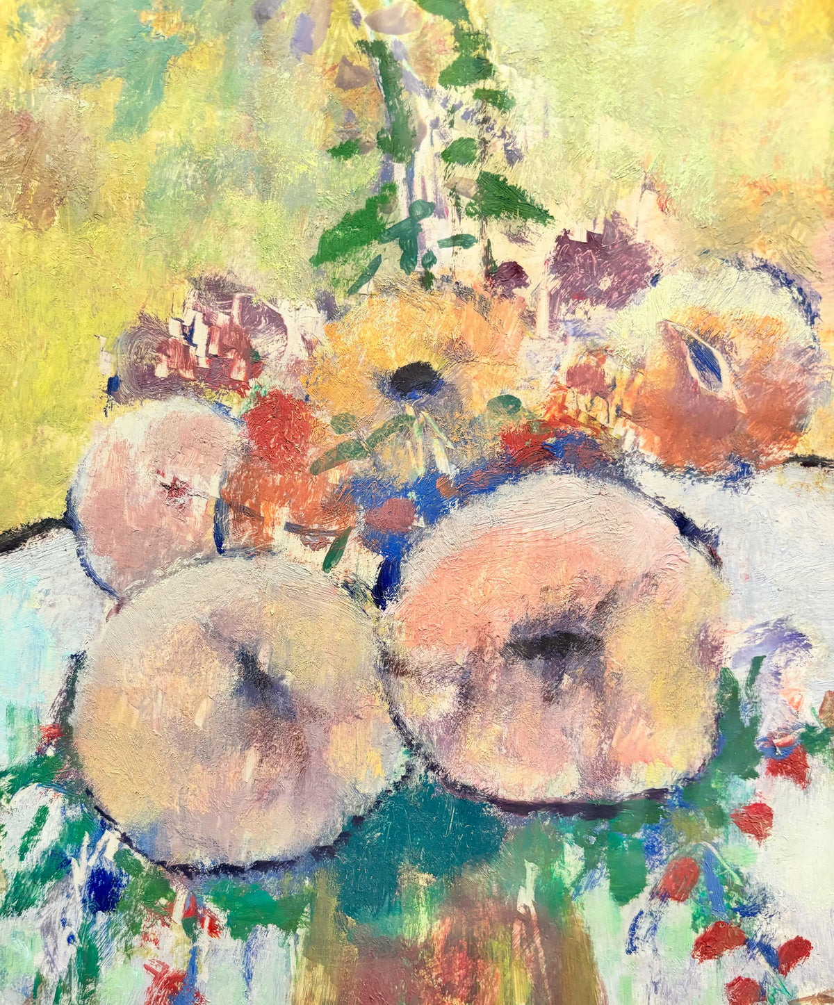 16137, Donald R. Purdy, Flowers: Yellow Background