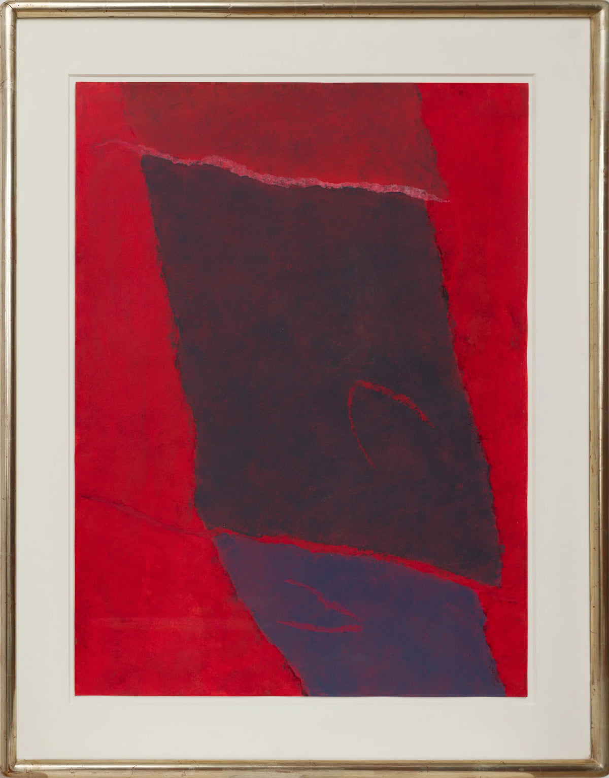 16649, Theodoros Stamos, Infinity Field, Lefkada Series; Red, 1978