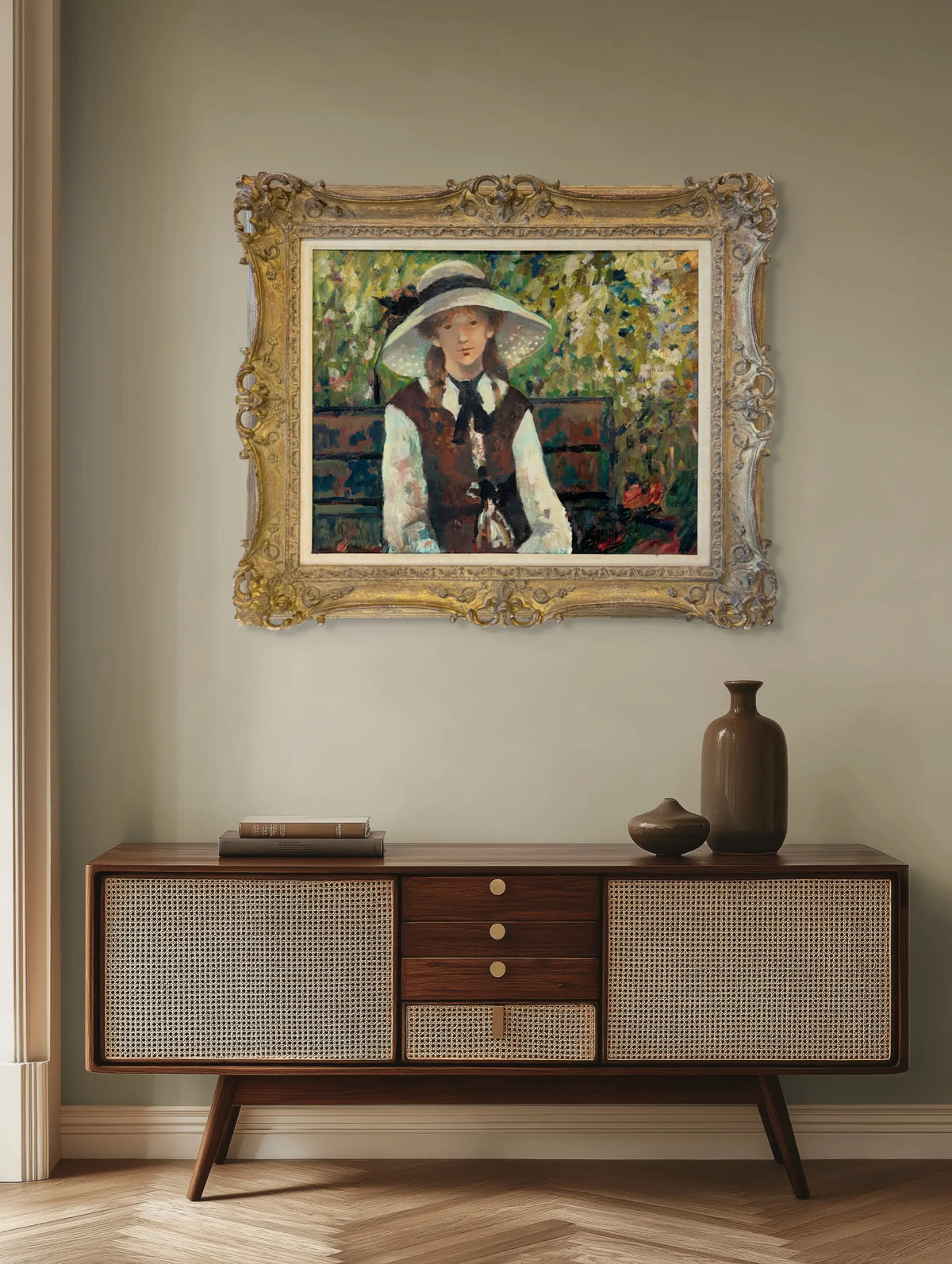 16434, Donald R. Purdy, Girl With Hat, 1999