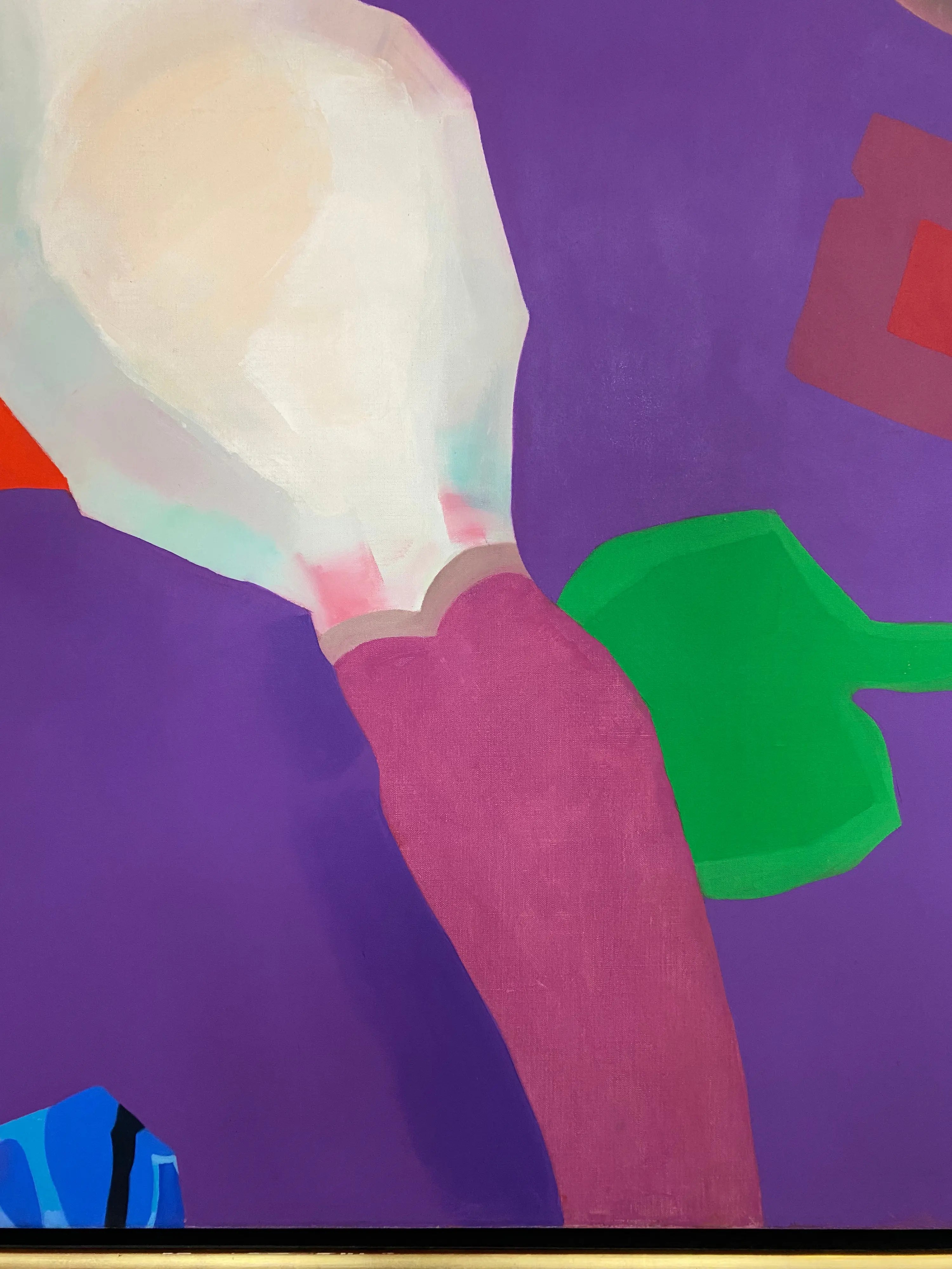 15428, Ralph Della-Volpe, Figure in Purple Stockings, 1959-1960