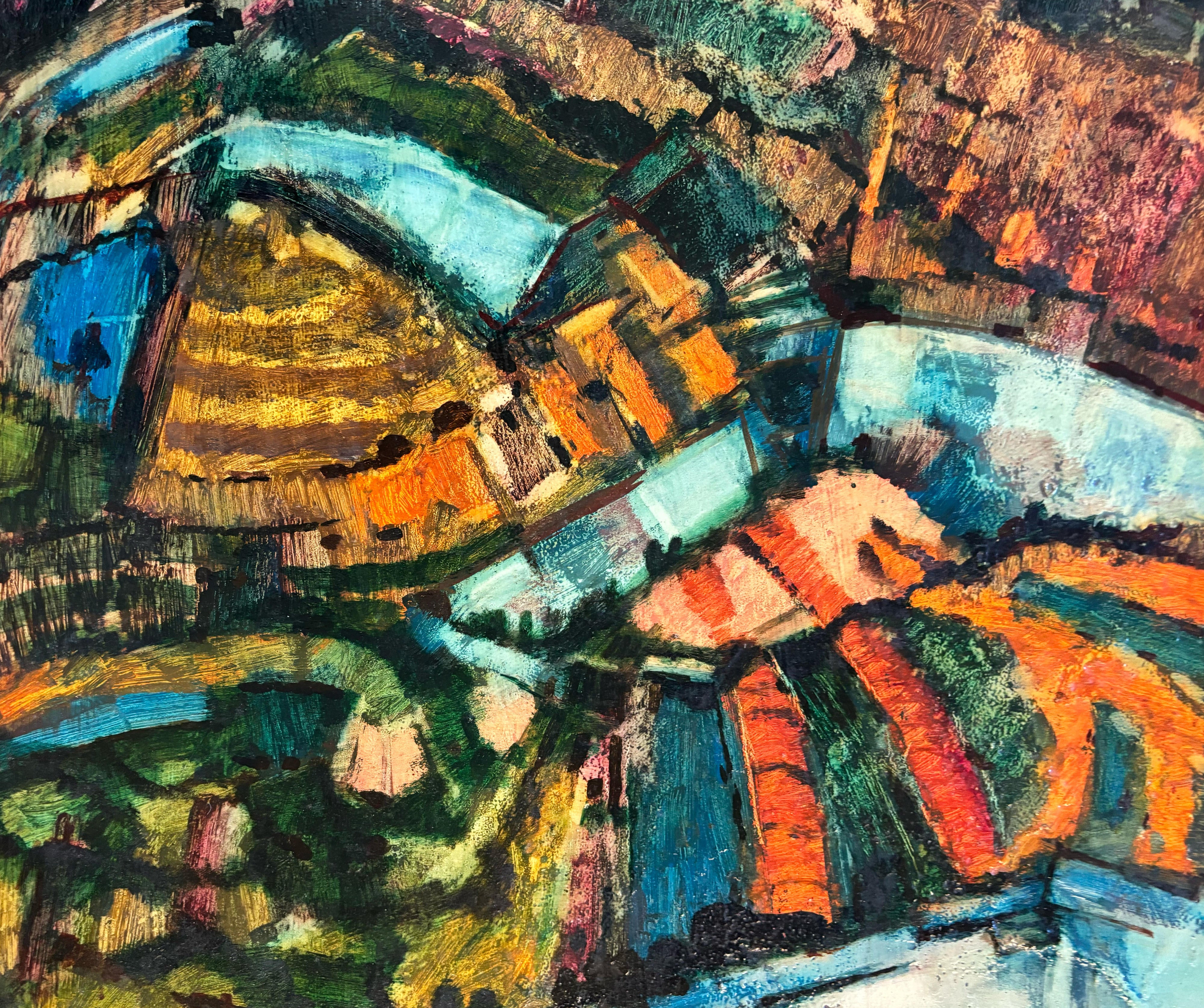 15356, Donald R. Purdy, Abstract Fields with Coast, 1960