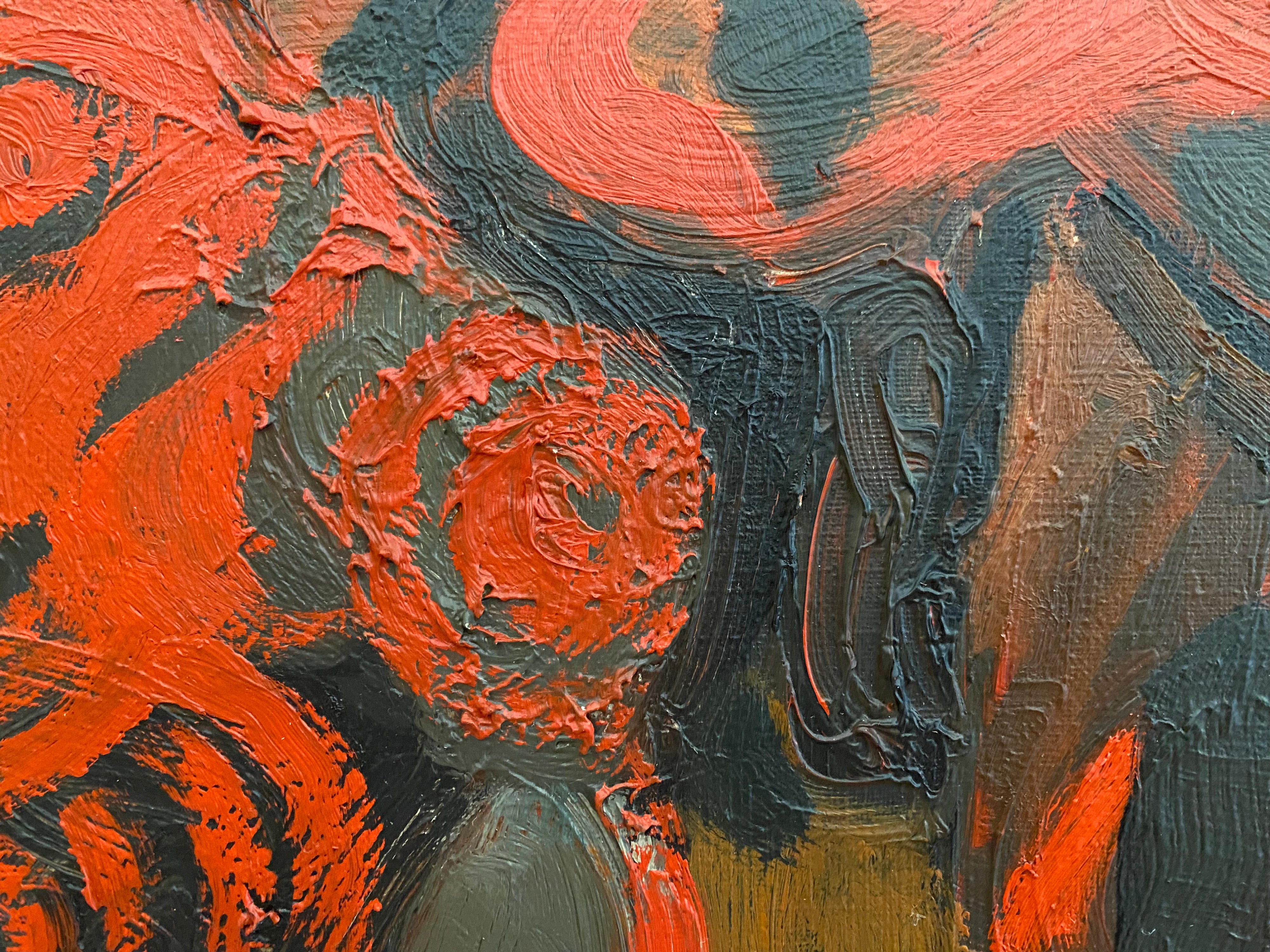 15558, Pinchas Maryan, Orange Helmet, 1953