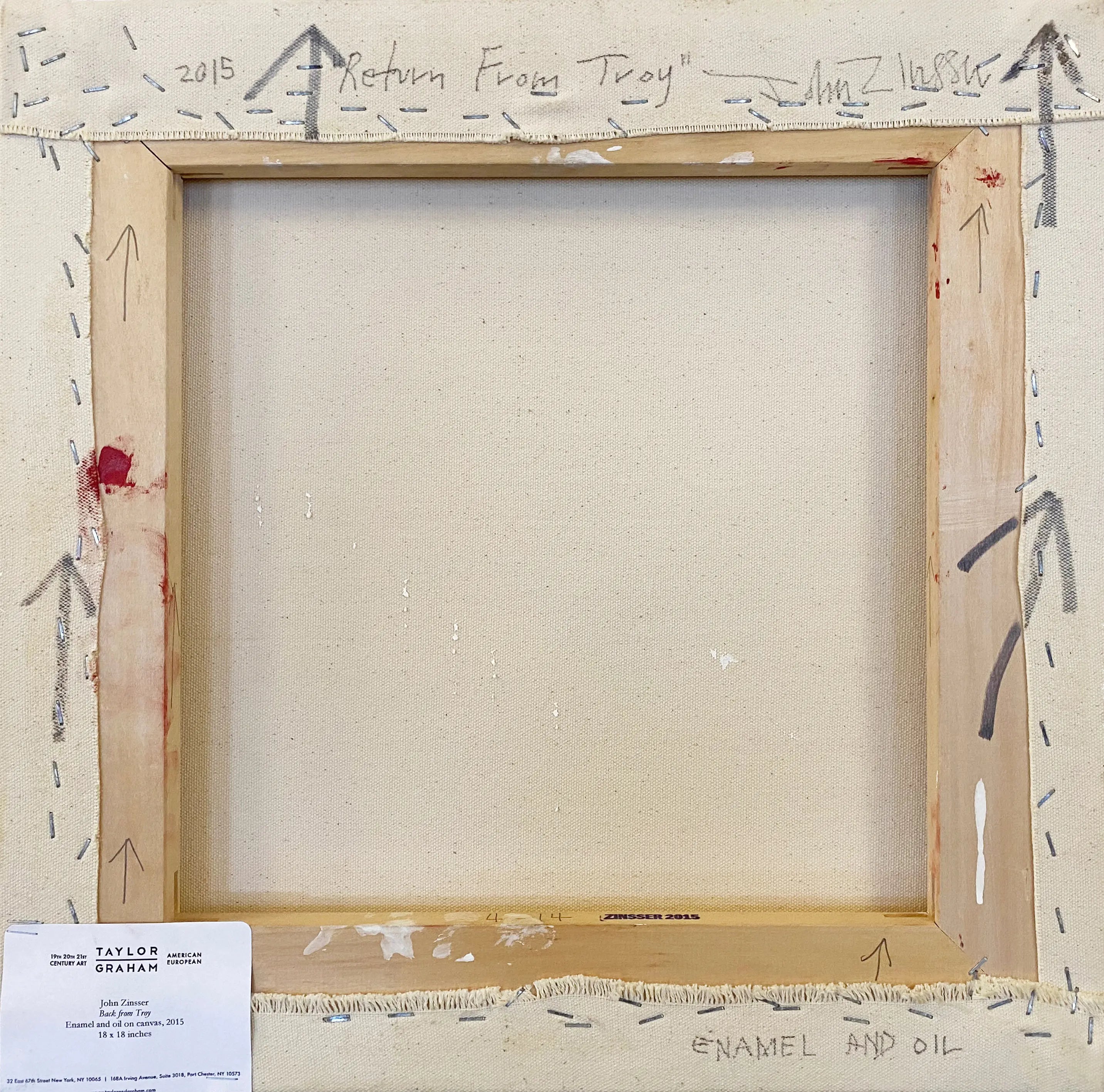 15159, John Zinsser, Return from Troy, 2015
