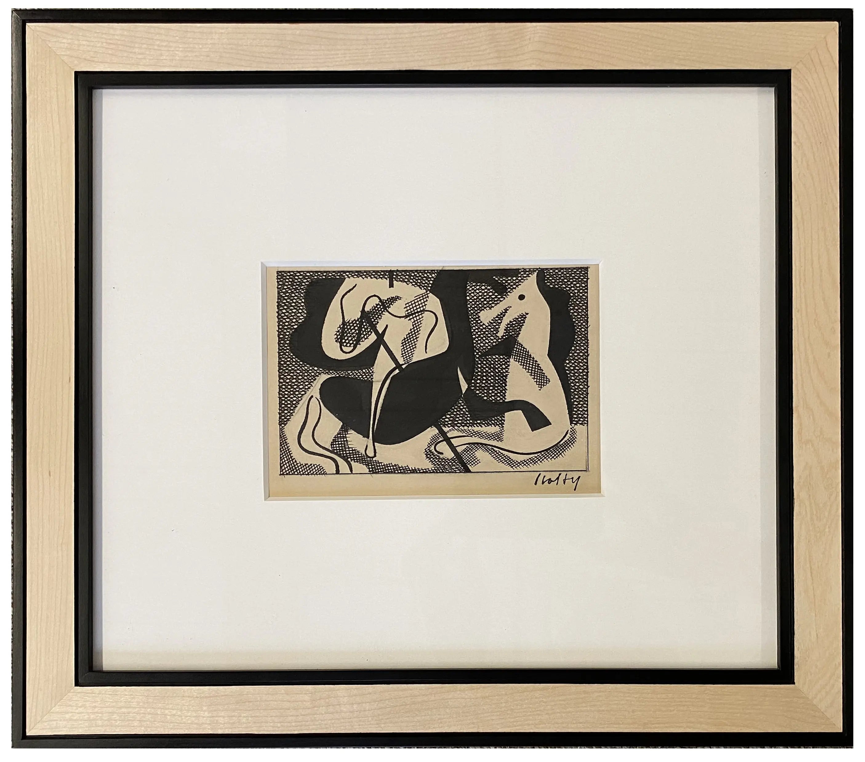 17033, Carl Holty, Horses A Sketchbook #4, c. 1935