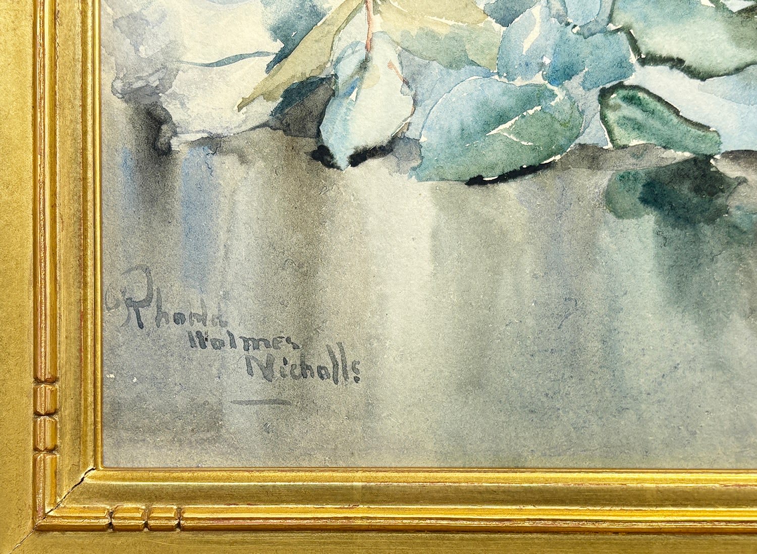 16247, Rhoda Holmes Nicholls, White Roses with Paper