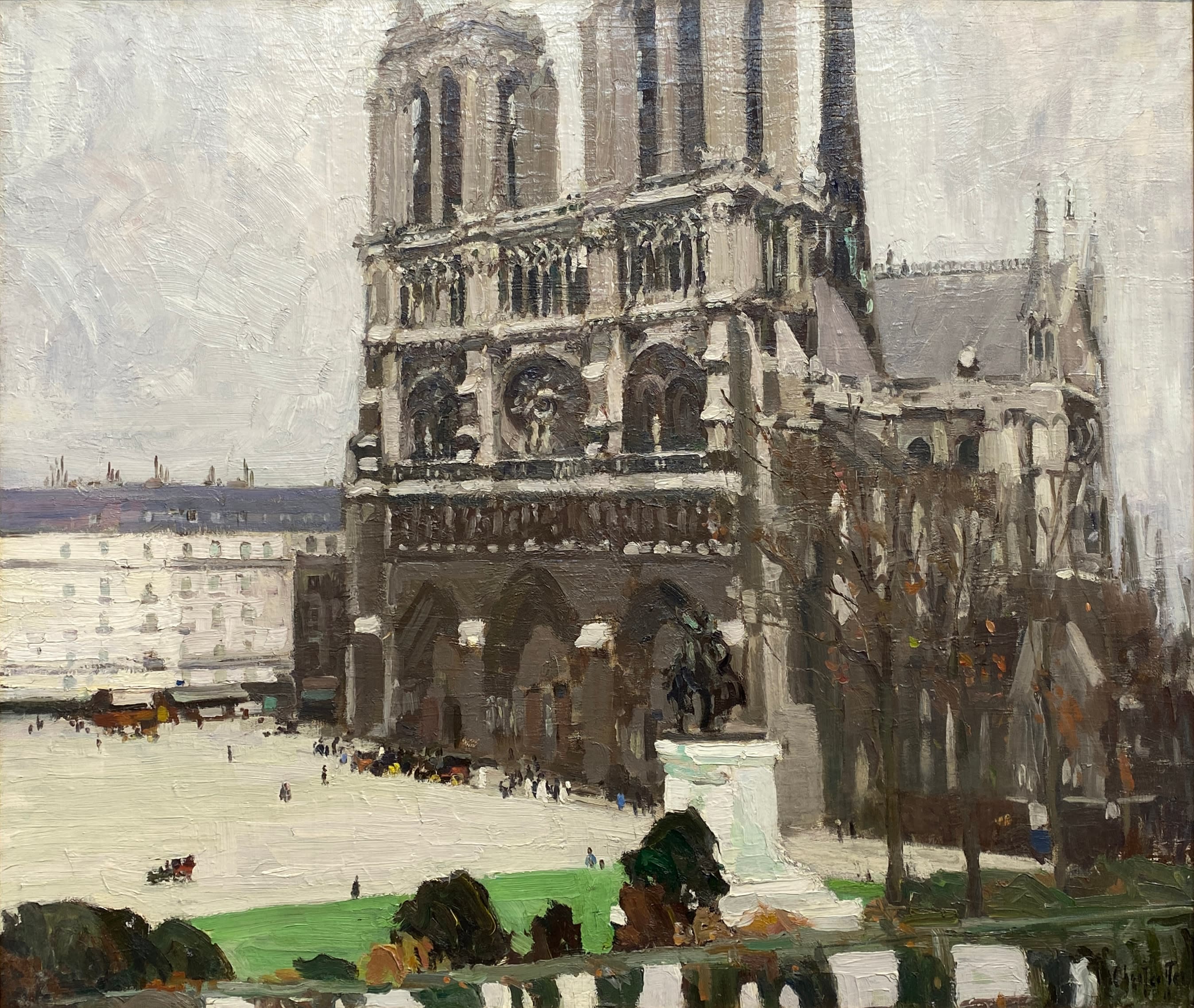18583, George Oberteuffer, Notre Dame, Paris, circa 1908-13