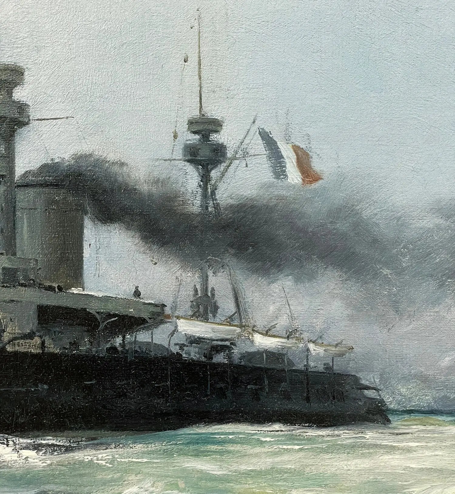 14926, Henri Edmond Rudaux, French Battleships at Sea, 1891