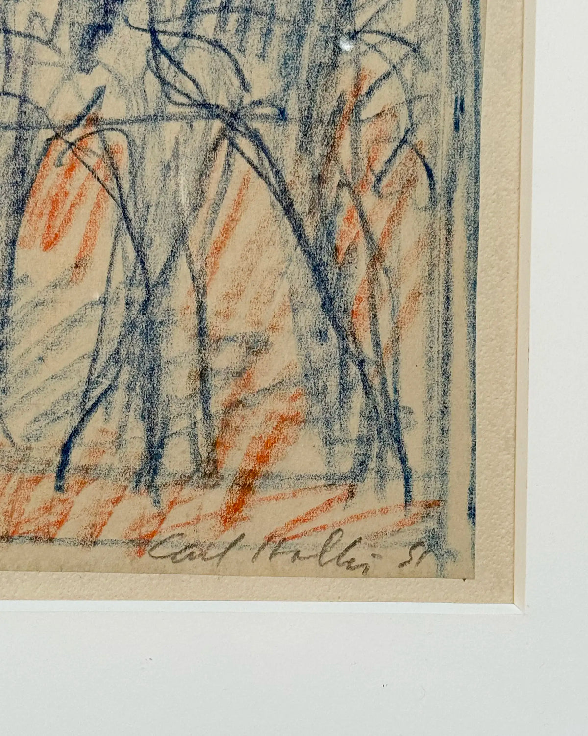 16857, Carl Holty, Saint Martin and the Beggar, 1951