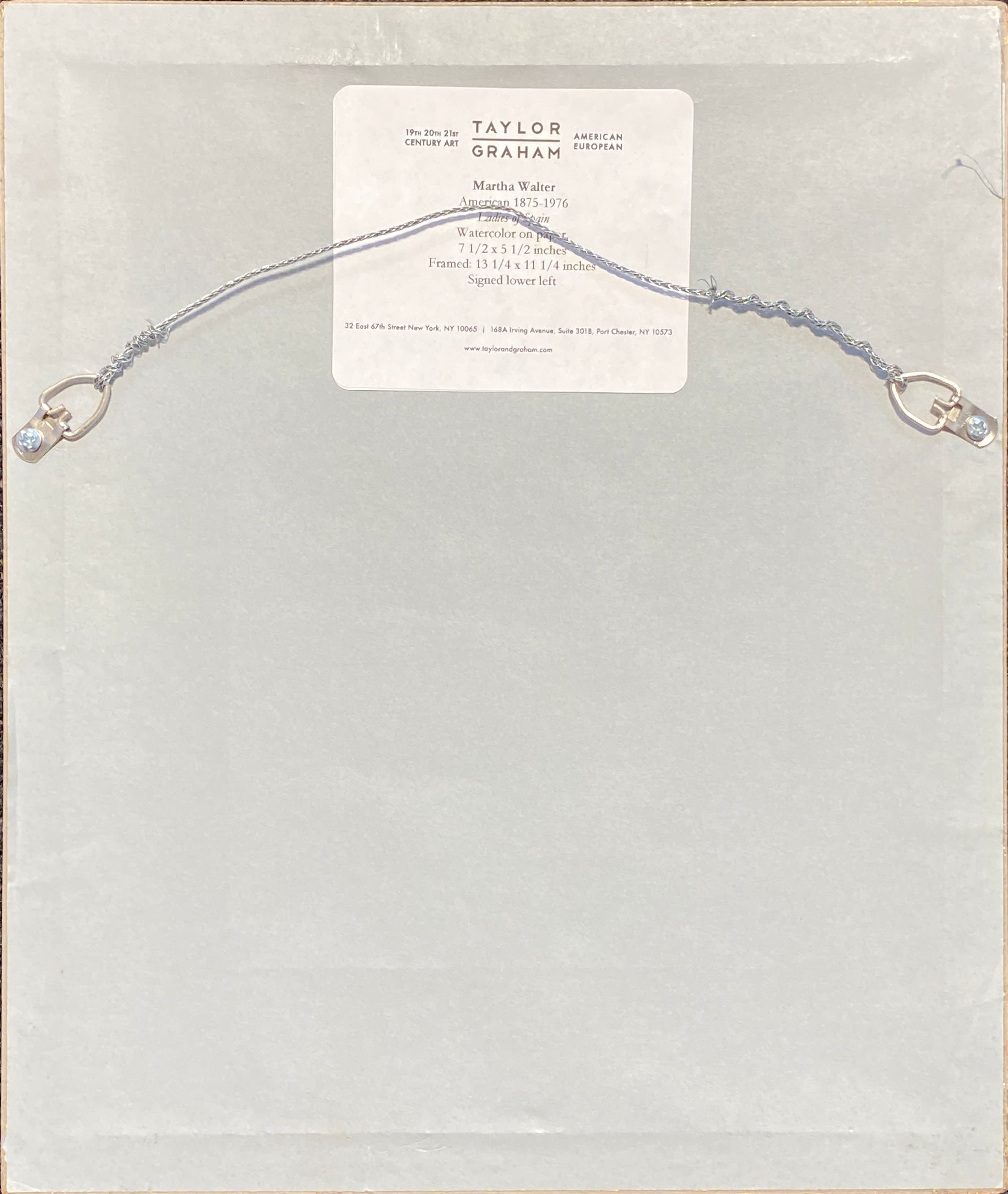 14718, Martha Walter, Ladies of Spain, circa 1925