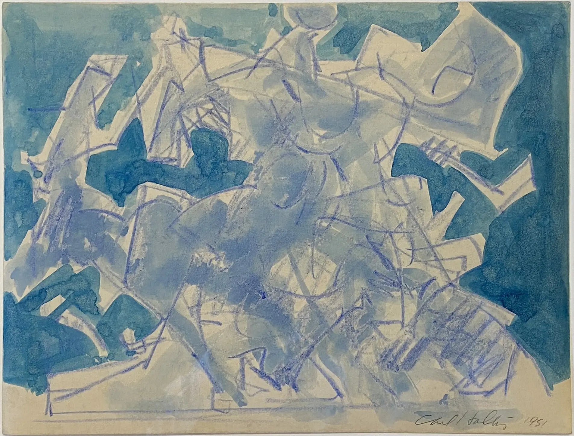 16803, Carl Holty, Centaur, 1951