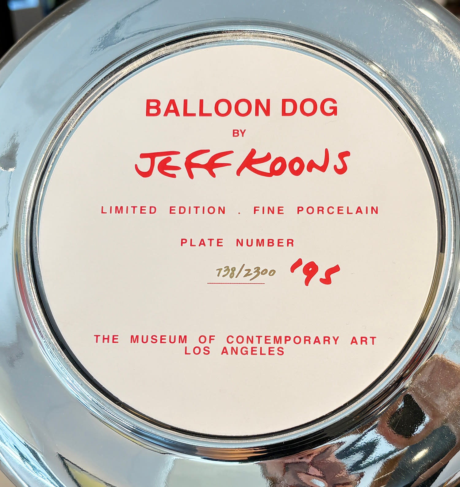 15756, Jeff Koons, Balloon Dog (Red), 1995