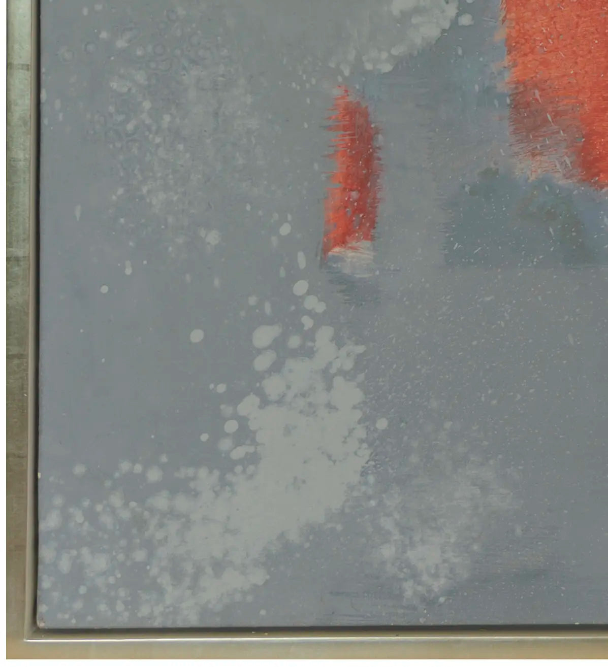 15431, Carl Holty, Red, Gray #5, 1969