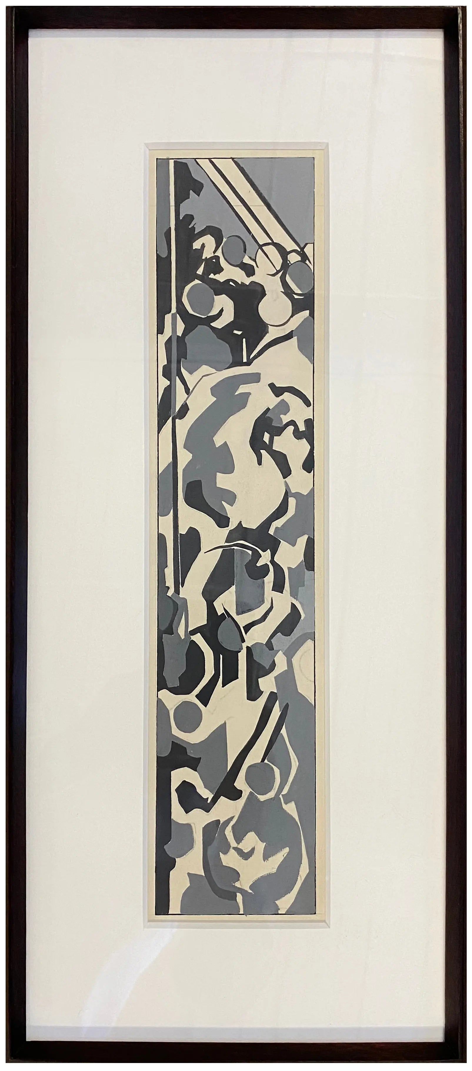 16866, Carl Holty, Studies en Grisaille #999, 5 parts, ND