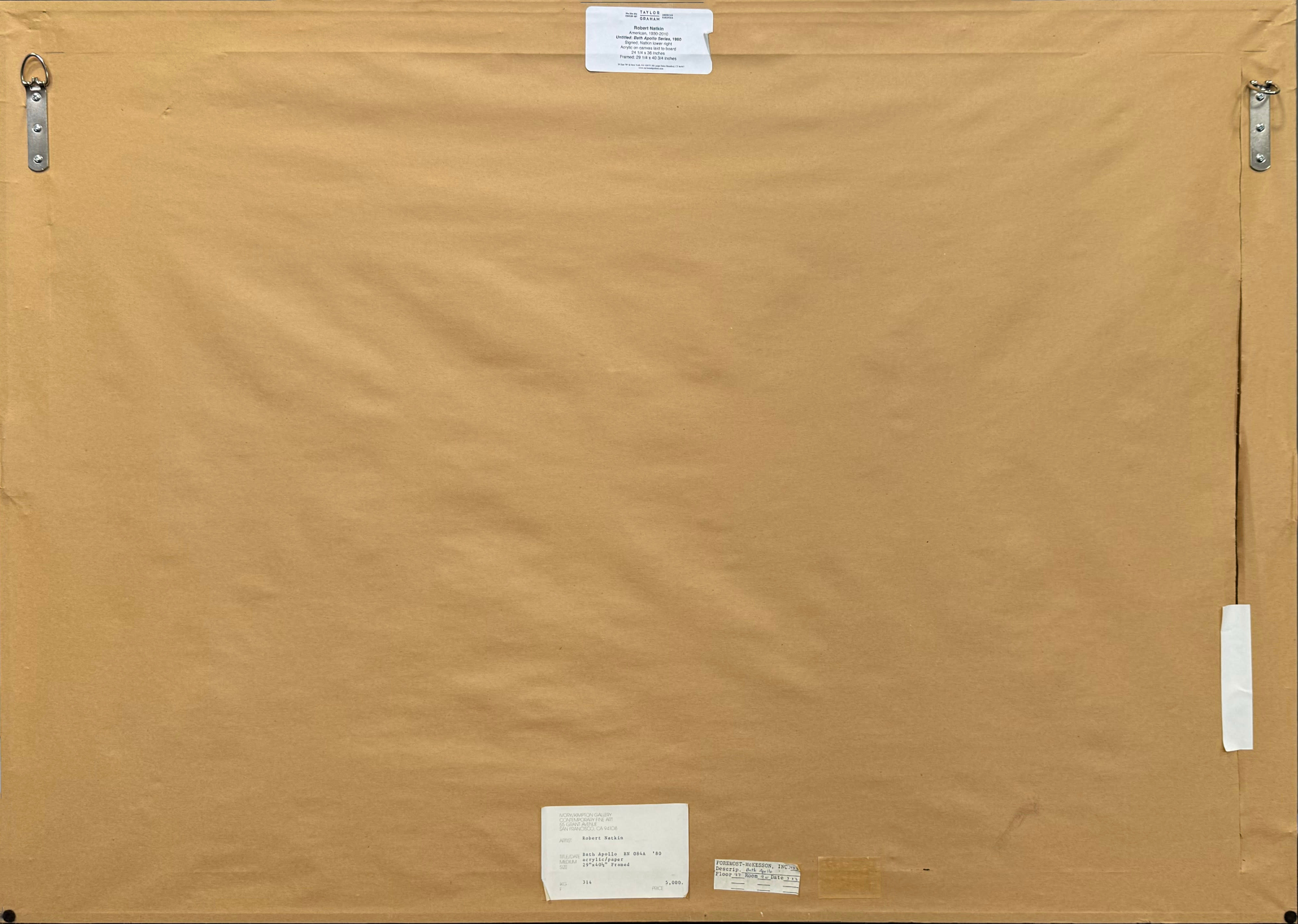 18722, Robert Natkin, Bath Apollo Series, 1980