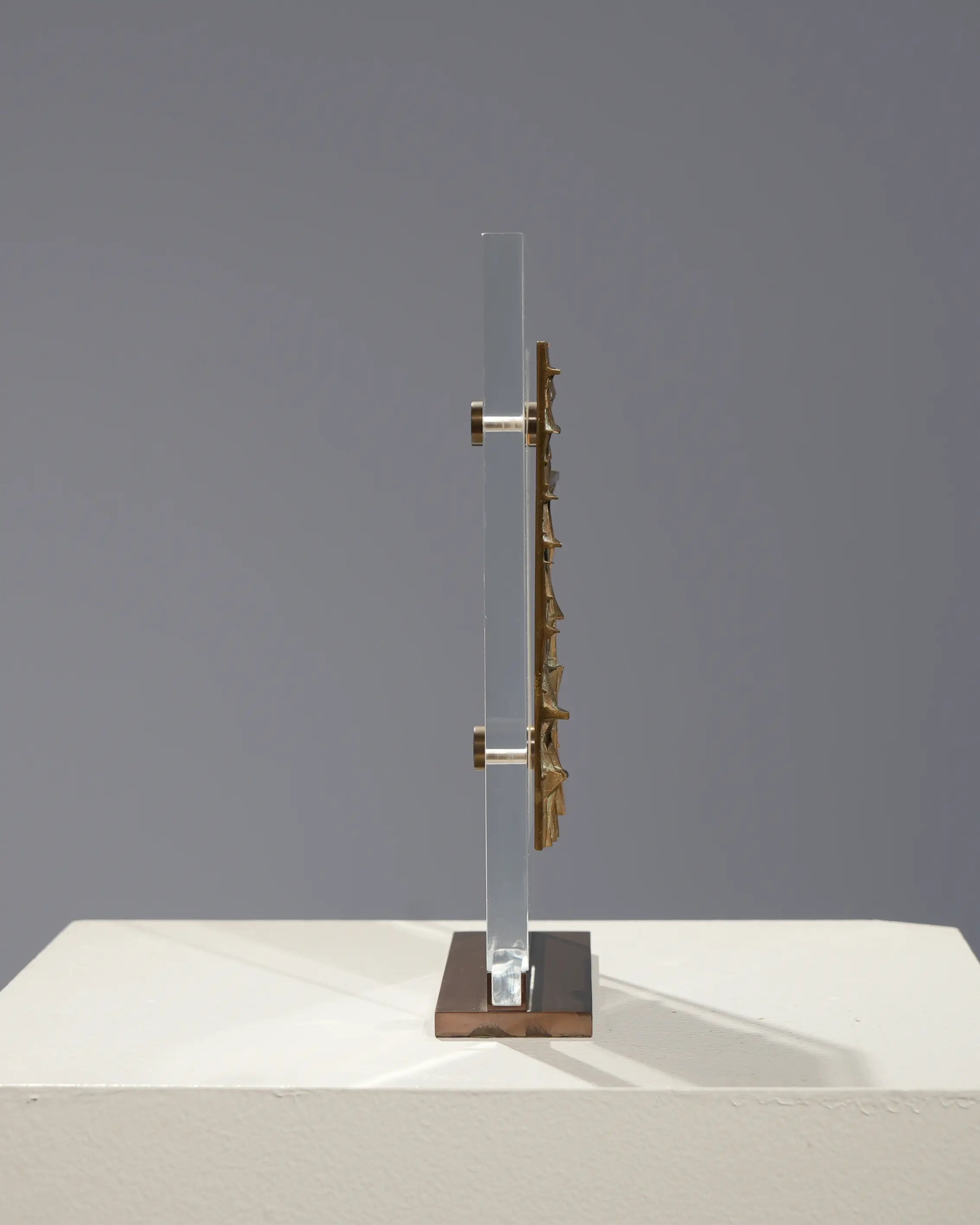 18813, Arnaldo Pomodoro, Bozetto Relief in Acrylic, circa 2000