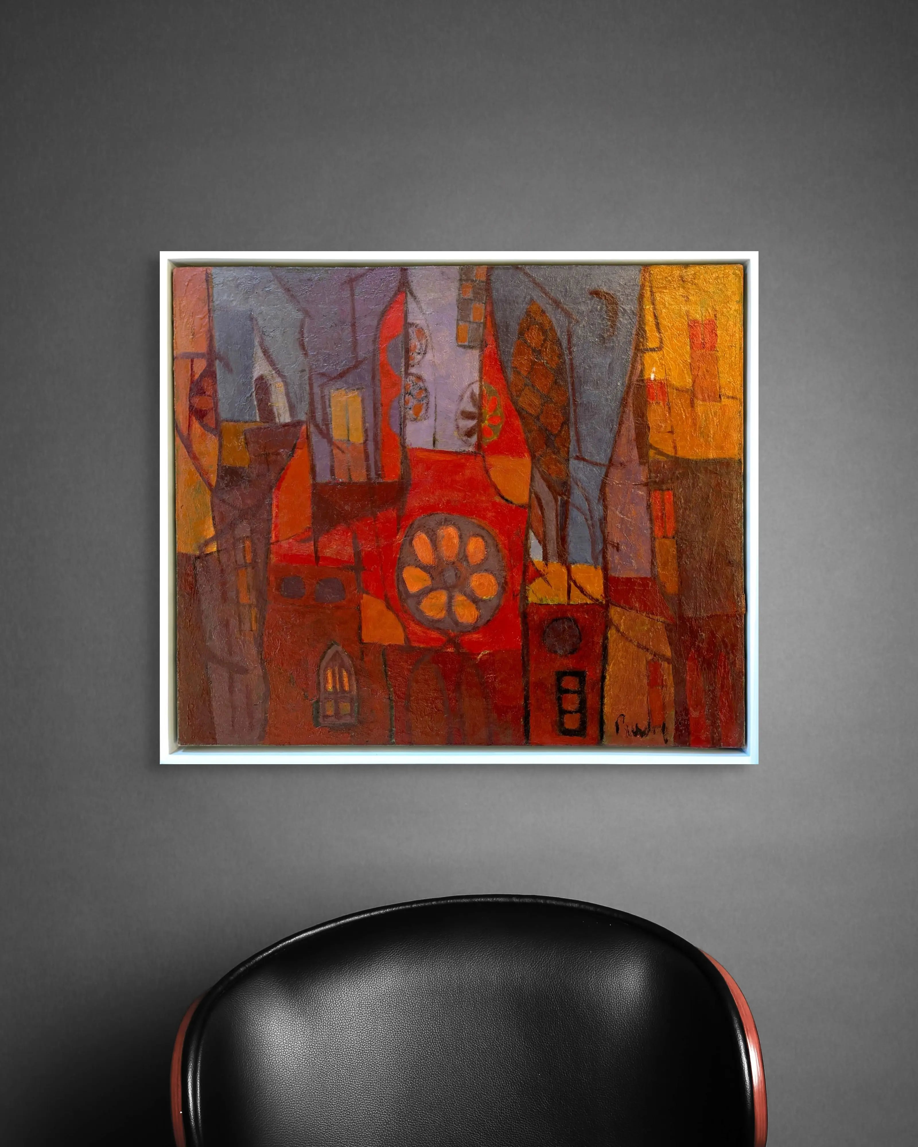 15588, Donald R. Purdy, City Abstraction, c. 1950