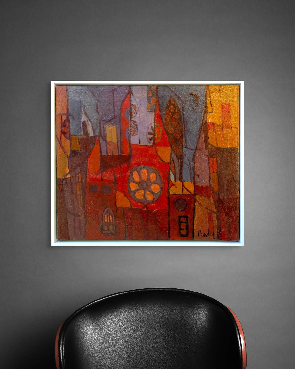 15588, Donald R. Purdy, City Abstraction, c. 1950