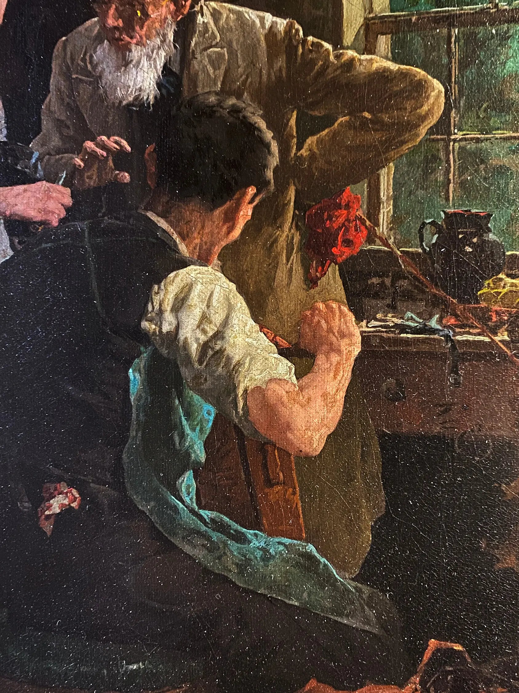 14067, Louis Charles Moeller, In the Workshop, 1900