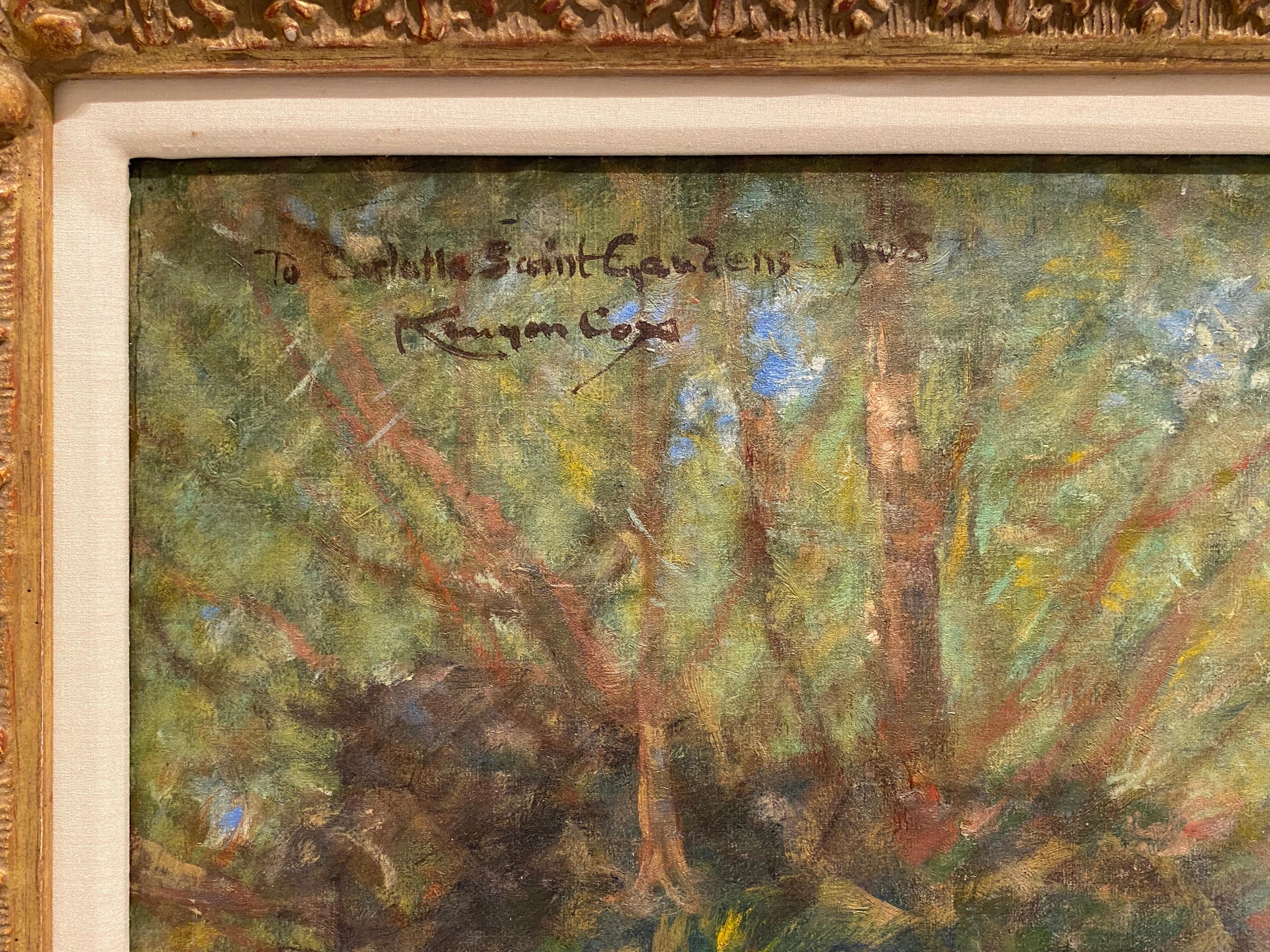 14687, Kenyon Cox, Nude by River’s Edge, 1908