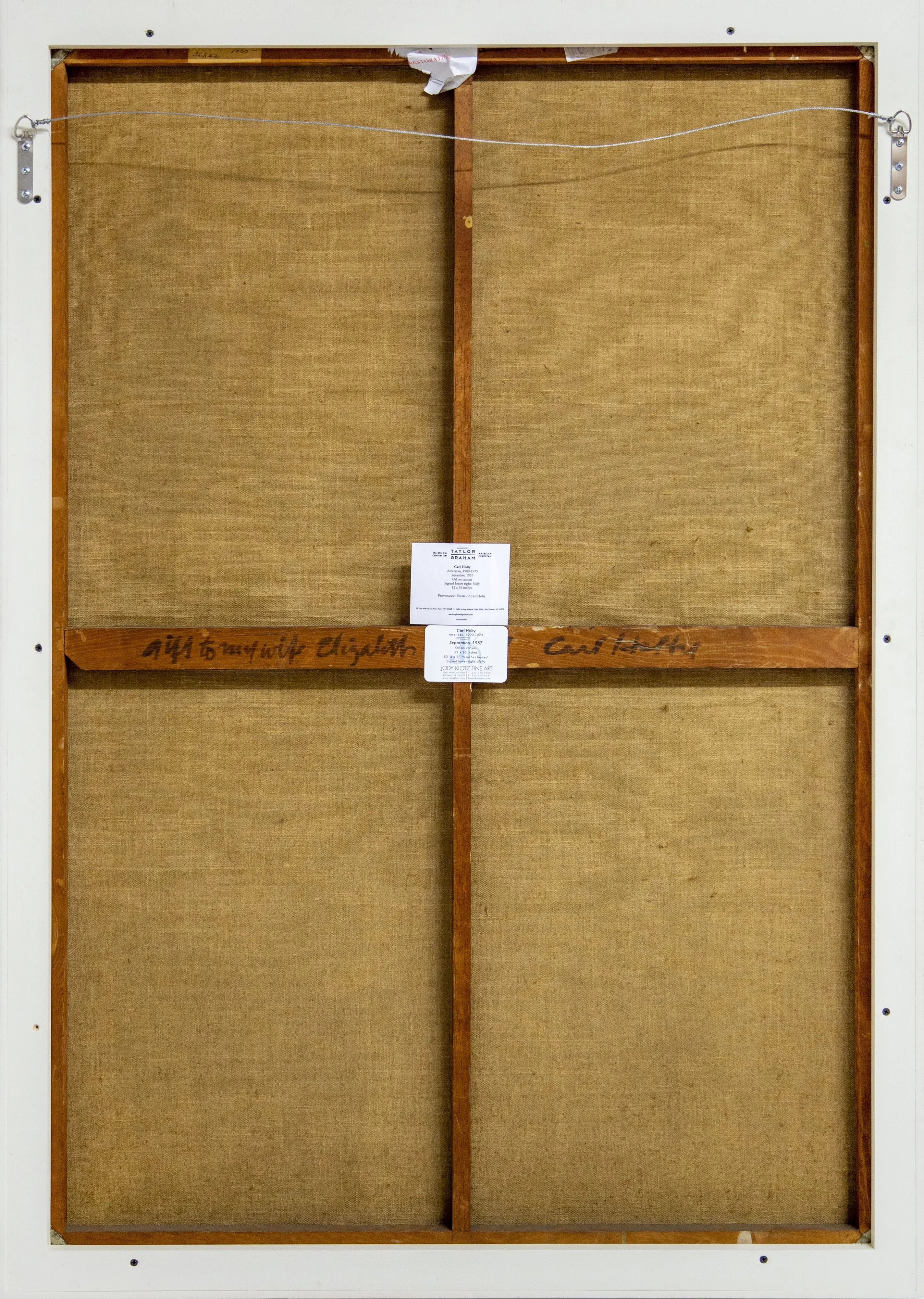 15437, Carl Holty, Separation, 1957