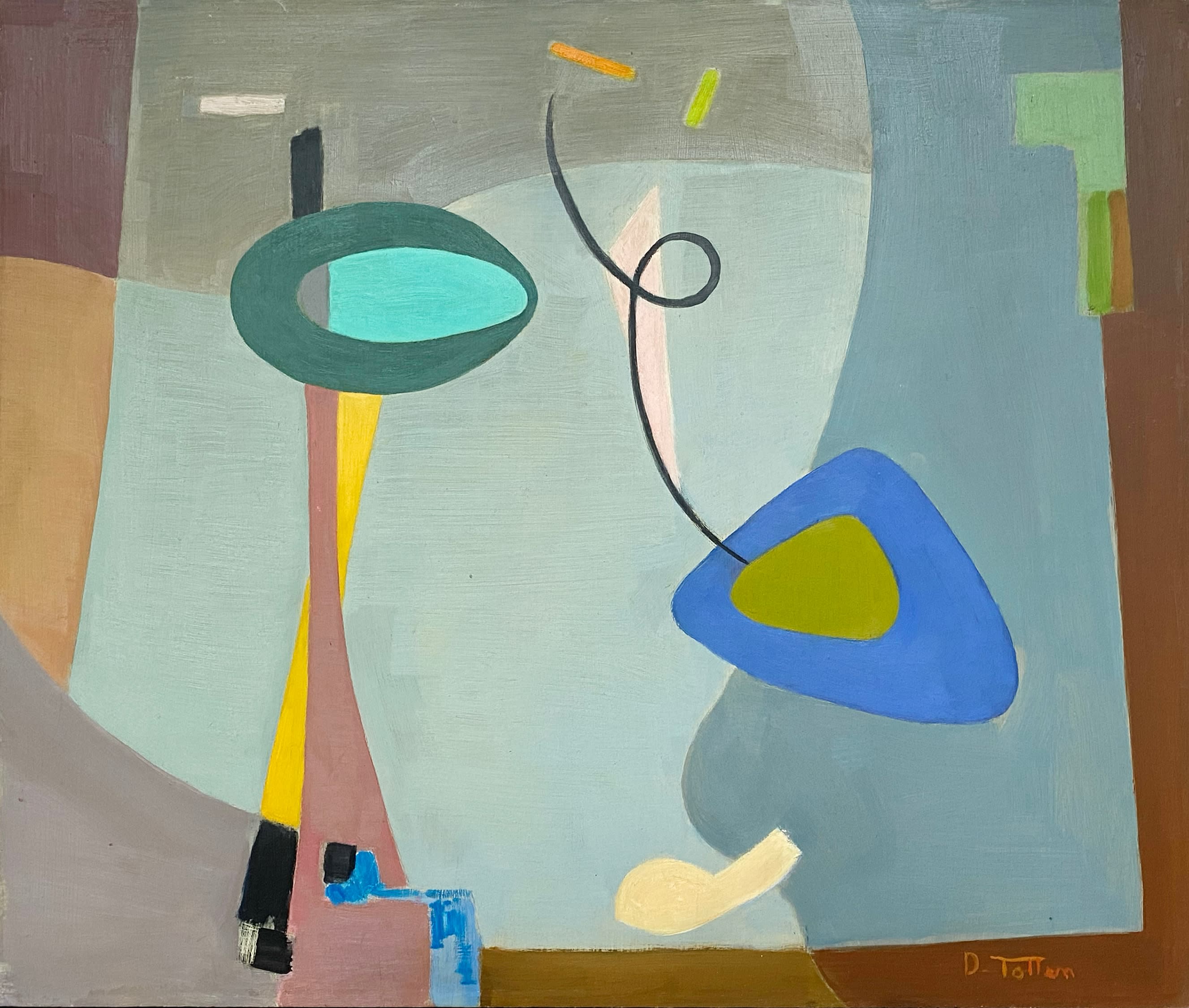 18232, Don Totten, Early Abstraction, circa 1950