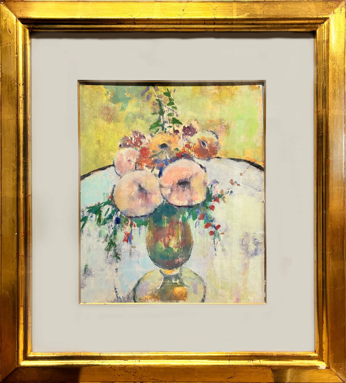 16137, Donald R. Purdy, Flowers: Yellow Background
