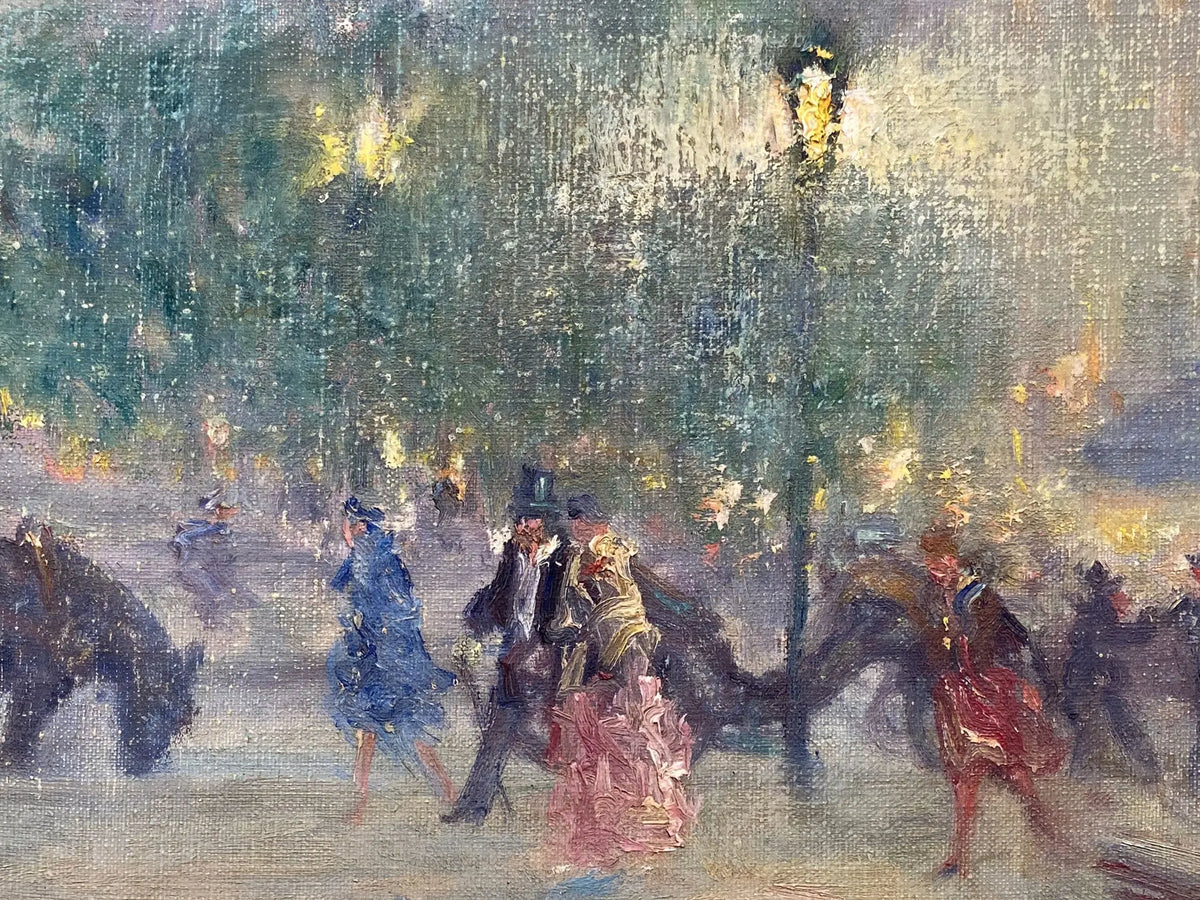 16651, Johann Berthelsen, Summer Evening, The Plaza, New York City, 1948