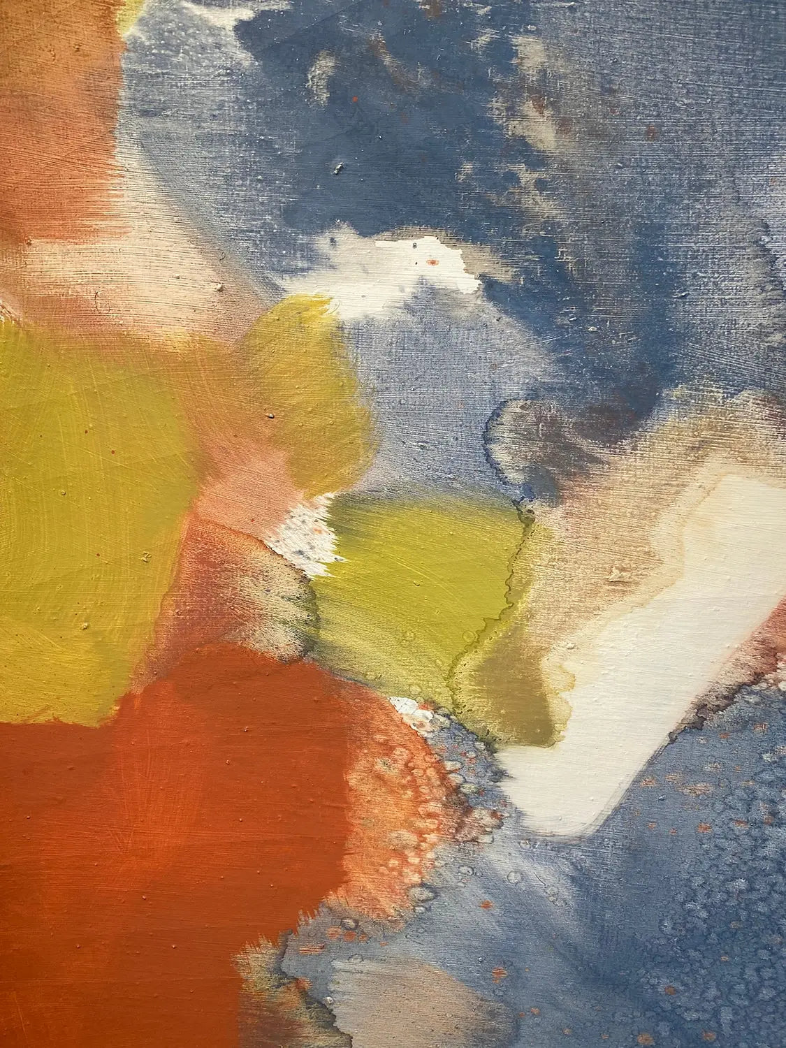 15688, Carl Holty, Red, Yellow, Blue, Gray, 1971