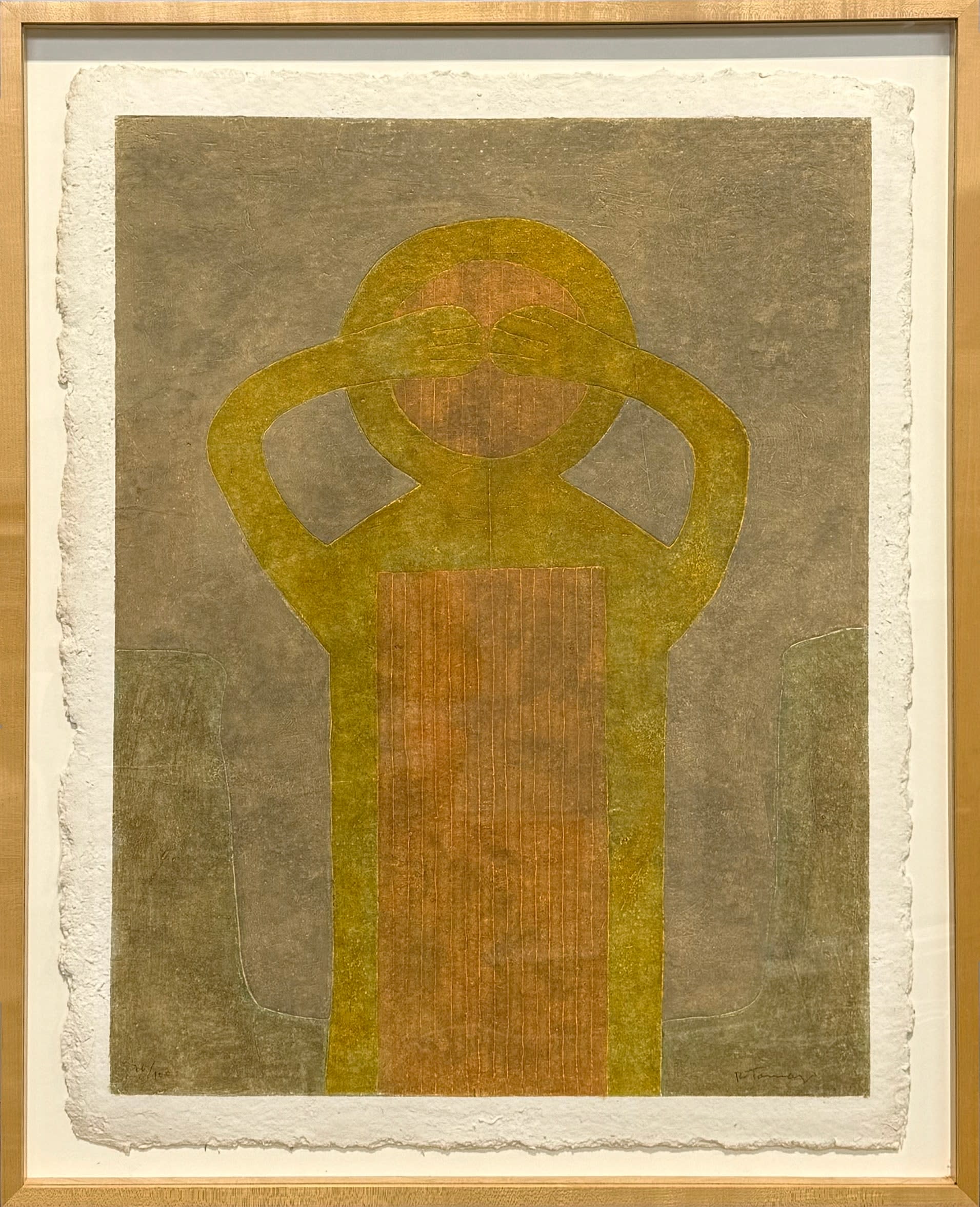 18795, Rufino Tamayo, Vergonzoso (Bashful), 1983