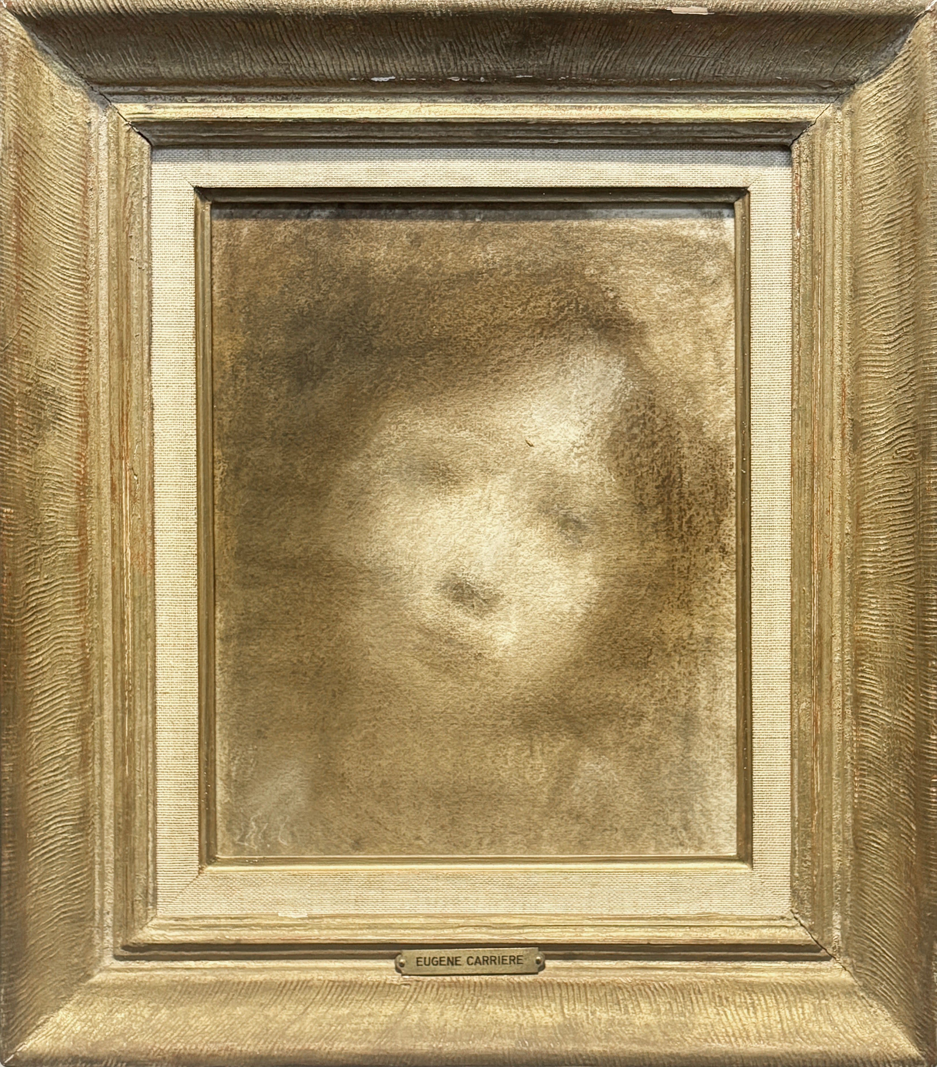 18679, Eugene Carrière, Female Head: Tilting Right