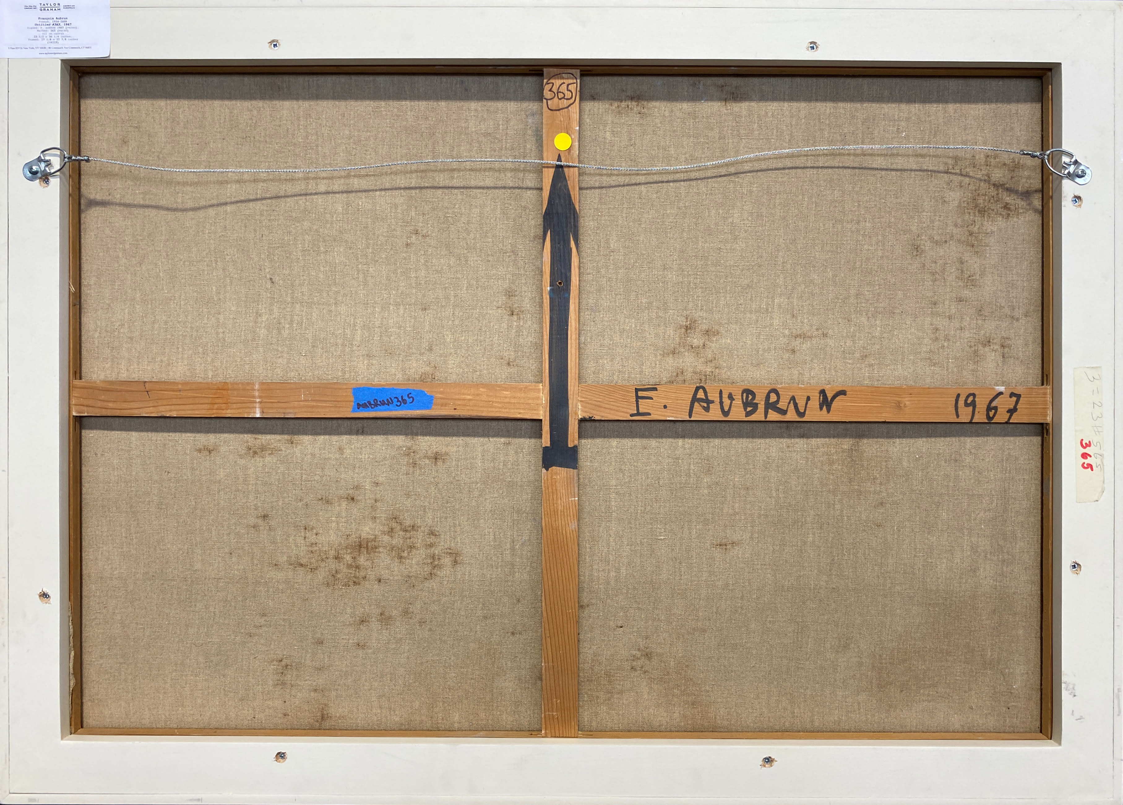 16225, François Aubrun, Untitled #365, 1967