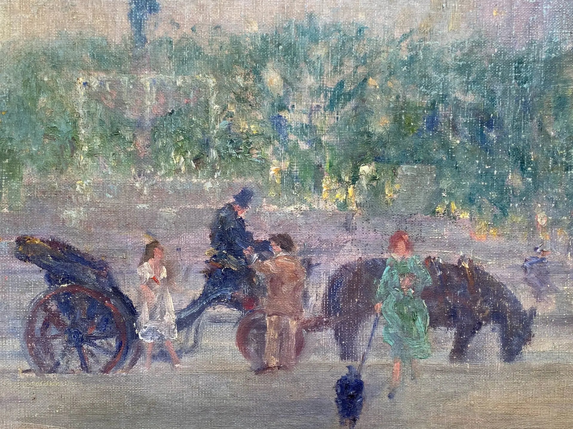 16651, Johann Berthelsen, Summer Evening, The Plaza, New York City, 1948