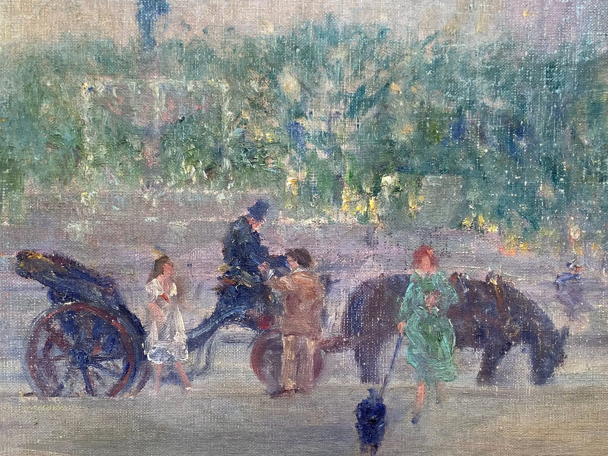 16651, Johann Berthelsen, Summer Evening, The Plaza, New York City, 1948