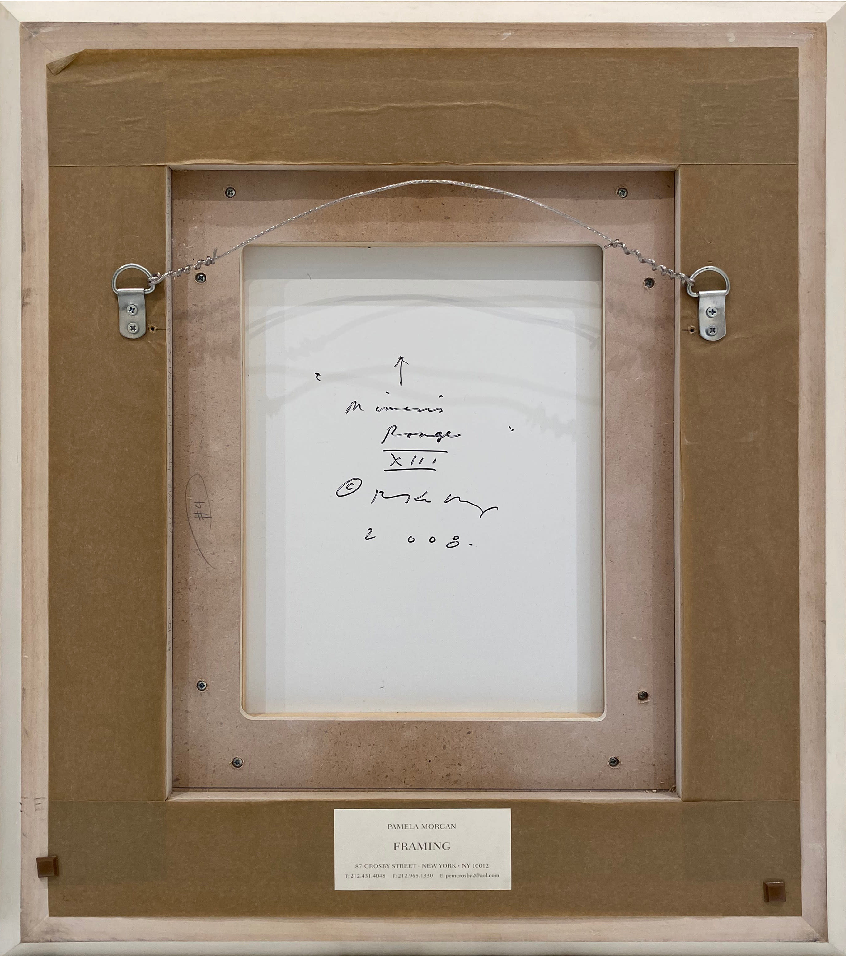 16165, Robert Kelly, Mimesis Rouge XIII, 2008