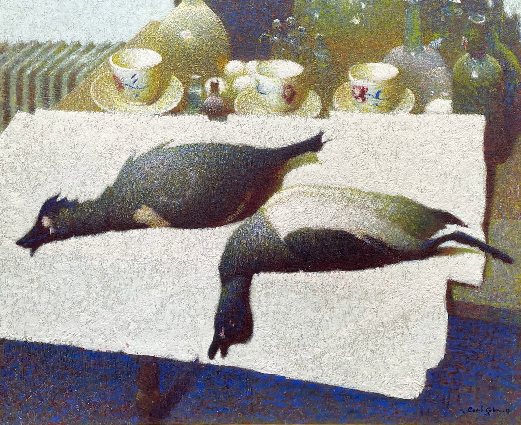 16047, Carl Schmitt, Ducks in the Studio, c. 1973