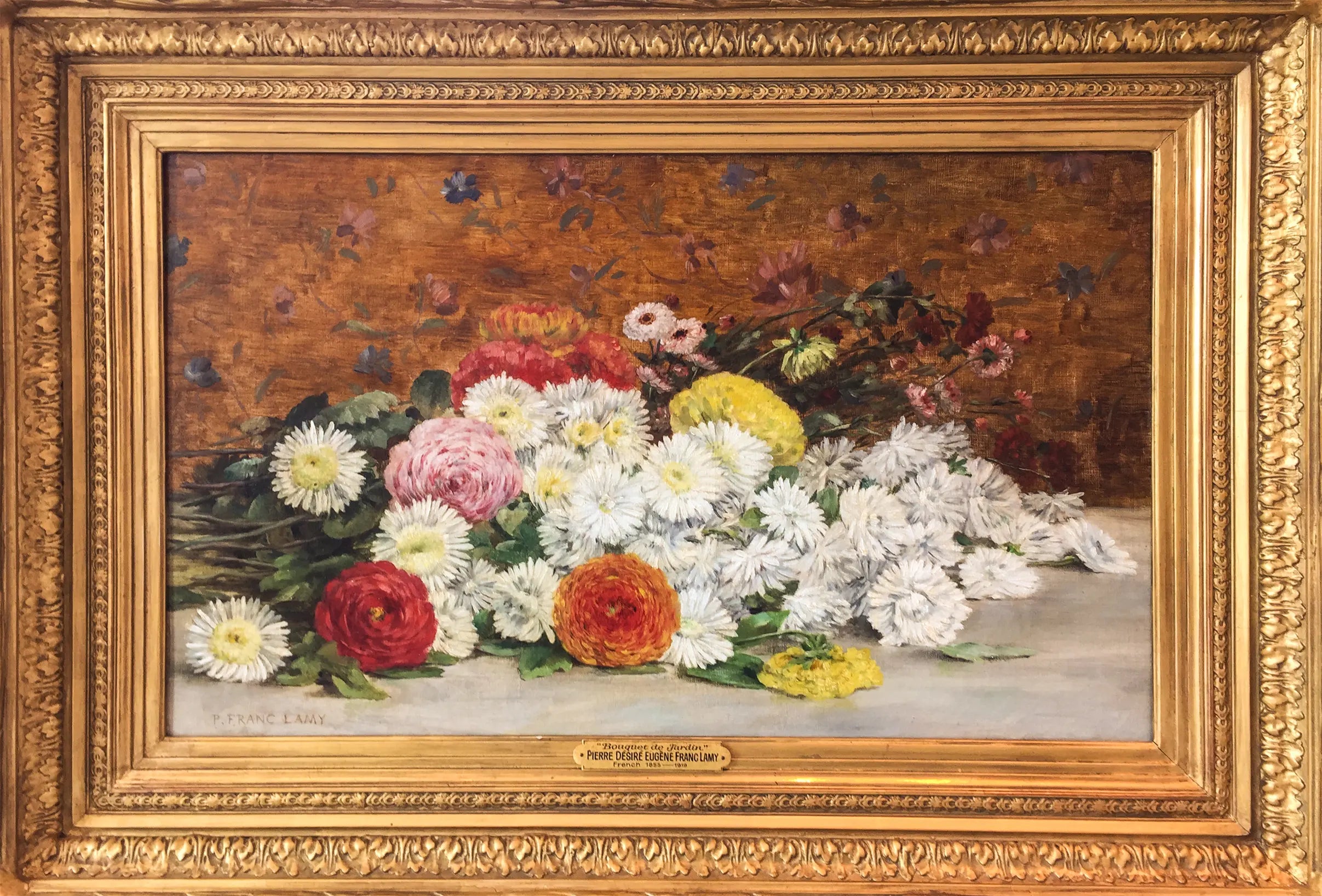 15869, Pierre Désiré Eugène Franc Lamy, Bouquet de Jardin, Circa 1890