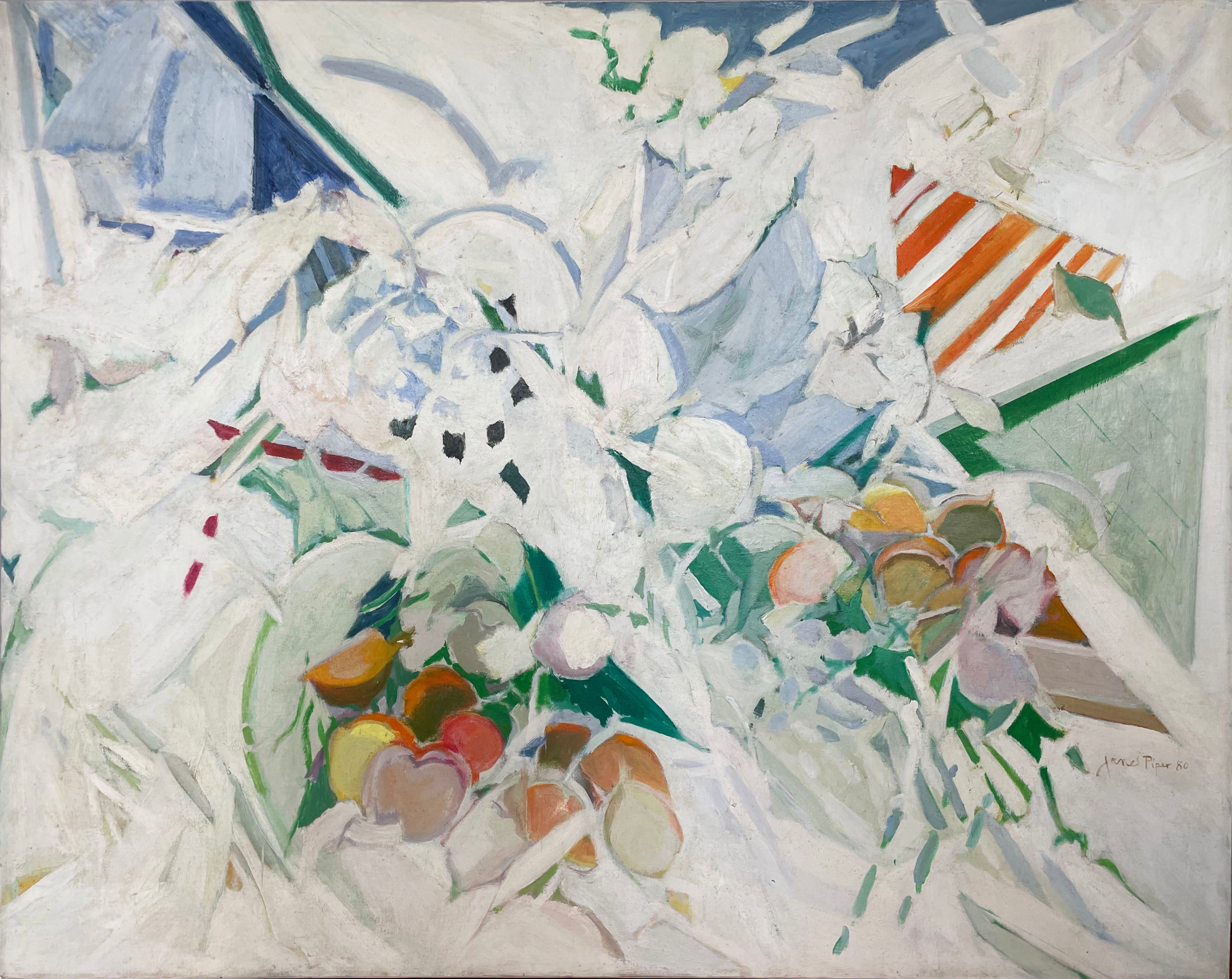 17186, Jane Piper, Fruit with Orange Triangle, 1980