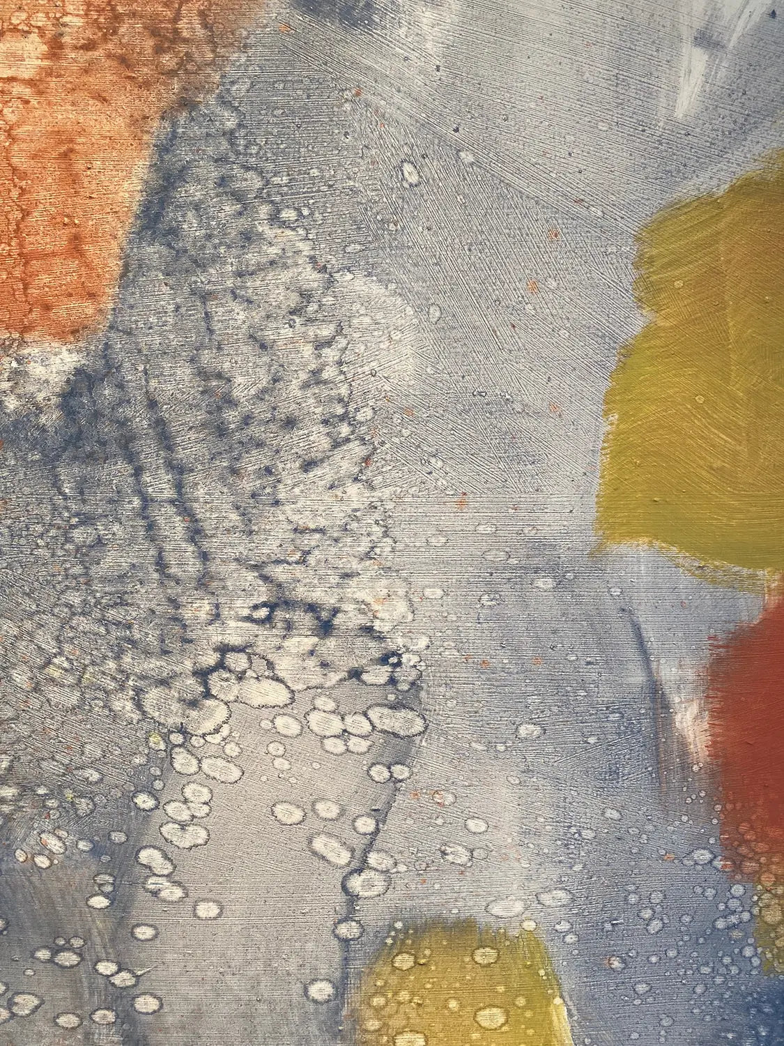 15688, Carl Holty, Red, Yellow, Blue, Gray, 1971